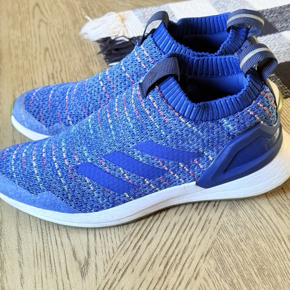 Adidas UltraBoost Laceless Collegiate Navy Running Shoes Sneaker Mens Size 6